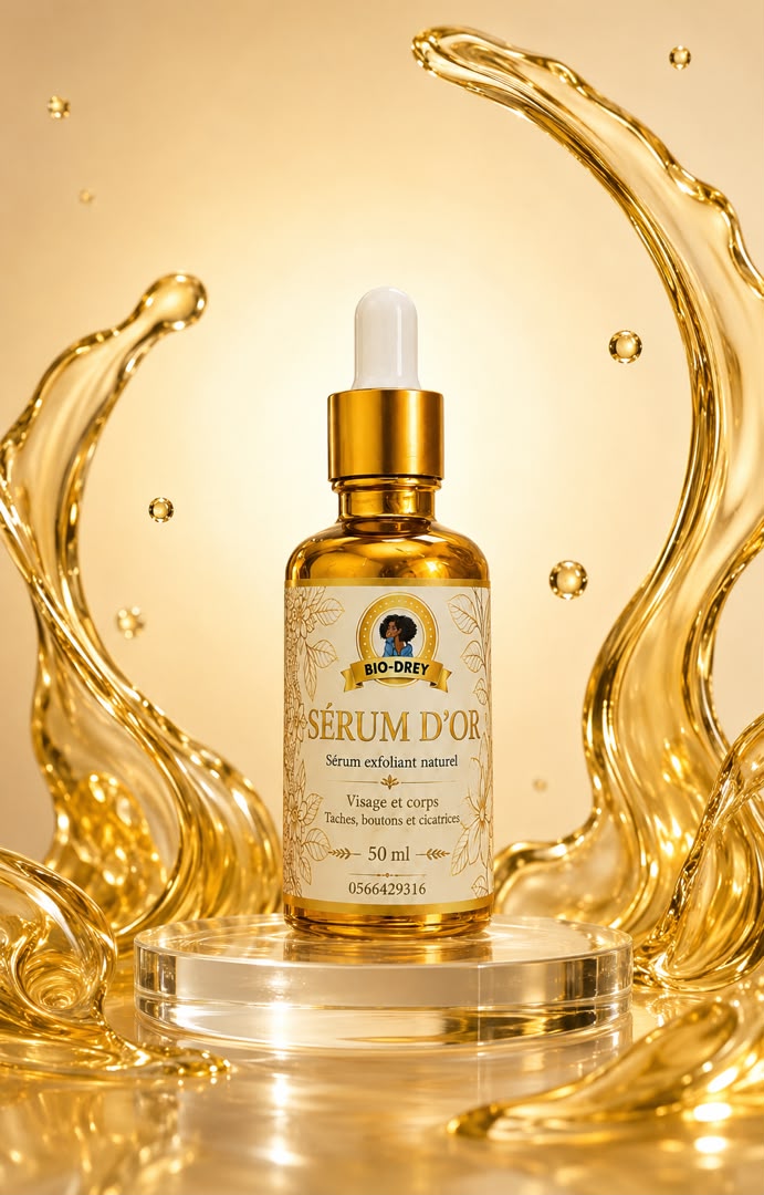 Sérum d'Or Bio-Drey - Sérum d'huile visage et corps
